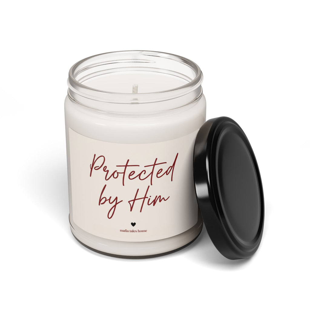 Candle “Protected by Him”